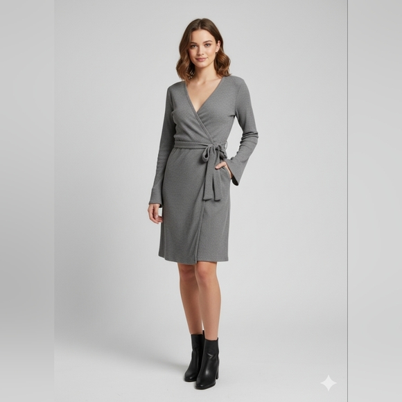 Mimi Chica Charcoal Ribbed Knit Top - Picture 10 of 10